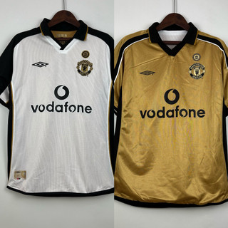 Áo bóng đá - retro mu - năm 2001/2002 - sân khách
