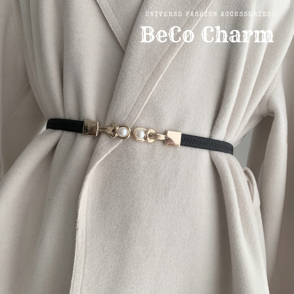 Thắt lưng da Đai váy gài bản nhỏ mini DV1   nam nữ 1cm Ngọc dây nịt váy đầm áo sơ mi blazer Belt