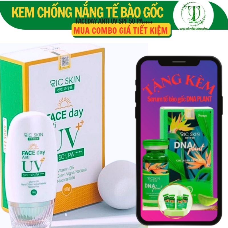 Kem chống nắng Tế bào gốc FACEDAY ANTI UV+ Plus Kohinoor