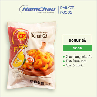 Donut Gà Chiên CP 500g, miếng gà vòng trẻ em ưa thích, không cần rã đông [ HN giao hoả tốc 1h]