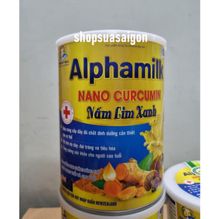Sữa nghệ alphamilk nano curcumin nấm lim xanh.