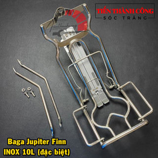 Baga inox 10ly gắn dòng xe jupiter finn /baga jupiter finn inox 10ly