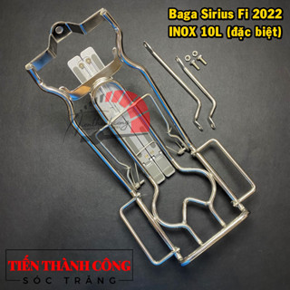 Baga INOX 10Ly (Đặc biệt) gắn các dòng xe Sirius RC, Sirius Fi 2014, Sirius Fi 2022/Baga Sirius INOX 10Ly (Đặc biệt)