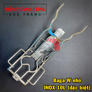 Baga inox 10ly gắn cho dòng xe wave nhỏ/baga wave nhỏ inox 10ly