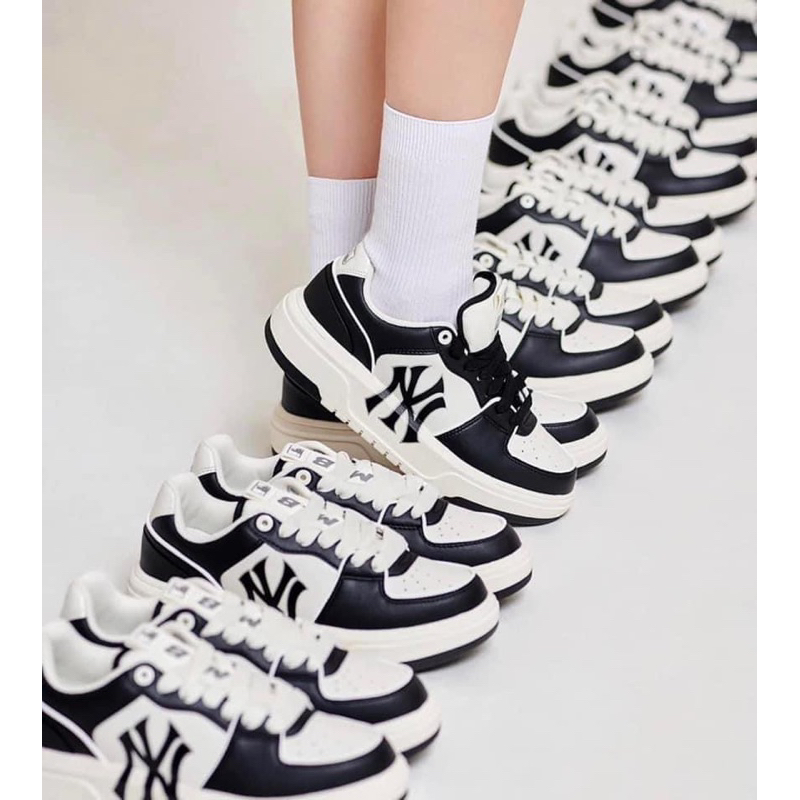 Giày MLB chunky liner phối màu Panda giá rẻ