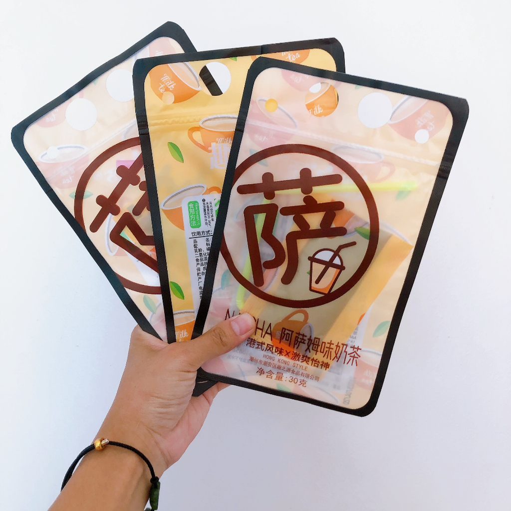 Trà túi zip cô đặc tự pha loại ngon - Trà chanh túi zip tiện lợi