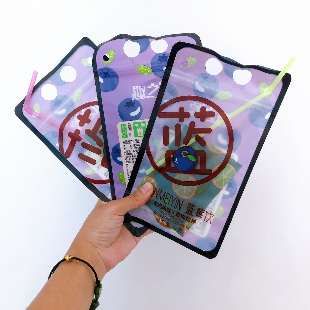 Trà túi zip cô đặc tự pha loại ngon - Trà chanh túi zip tiện lợi