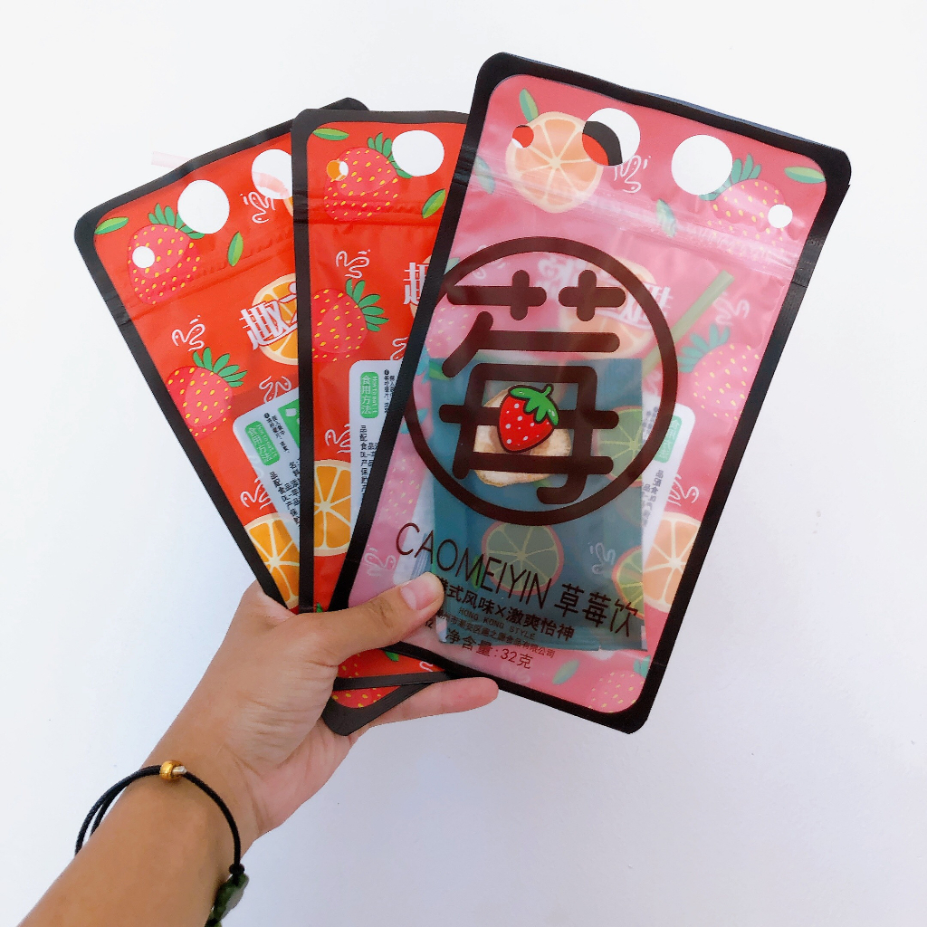 Trà túi zip cô đặc tự pha loại ngon - Trà chanh túi zip tiện lợi