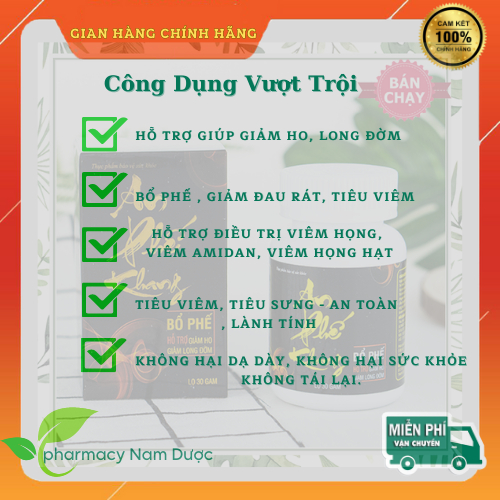 An Phế Gold - Viêm Họng Hạt- Hốc Mủ - Ho - Đau Rát Họng Chỉ 1 Liệu Trình