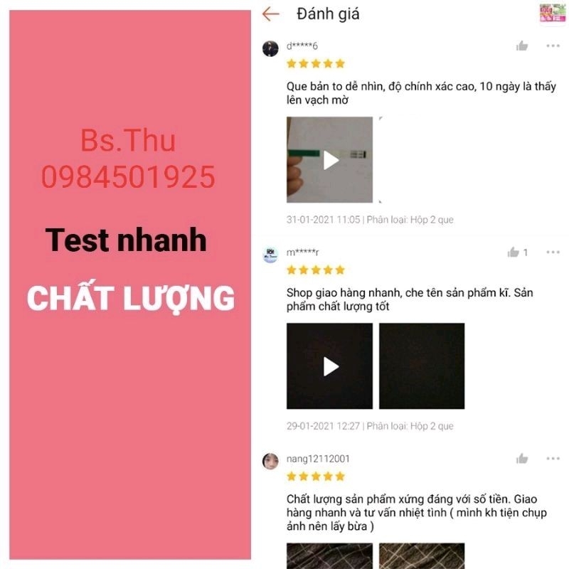 Que thử thai QUICKSEVEN PRE TEST nhanh chóng, chính xác, thử mọi thời gian trong ngày, vạch to rõ nét