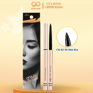 [Đại Lý Vacosi] Chì Kẻ Mí Vacosi Màu Đen Dạng Vặn (Kèm Chuốt) - Chì Kẻ Mắt Sáp Dạng Vặn Màu Đen Vacosi
