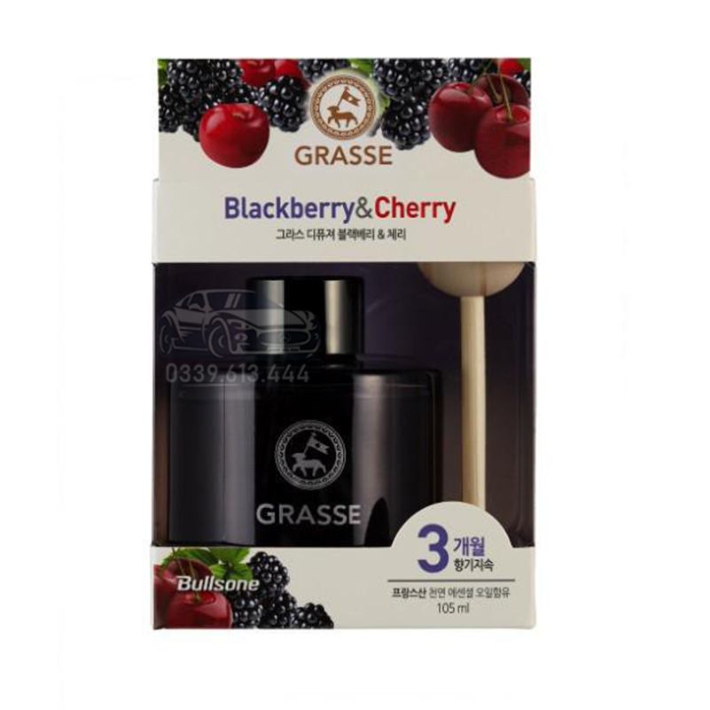 Nước hoa ô tô Hàn Quốc 100% tinh dầu tự nhiên - Grasse Chính Hãng