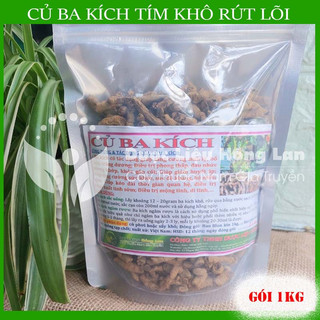 CỦ BA KÍCH TÍM khô sạch đóng gói 1kg - congtyduoclieuhonglan