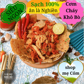 (270gr) Cơm Cháy Khô Bò Mẹ Cốm Cơm Cháy Lắc Khô Bò
