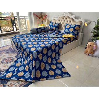Ga gối thun Hàn Quốc mẫu lá ( 6 màu)