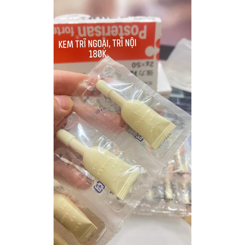 Posterisan Forte kem bôi trĩ Nhật bản vỉ 5 tuýp × 2 g