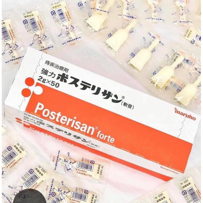 Posterisan Forte kem bôi trĩ Nhật bản vỉ 5 tuýp × 2 g
