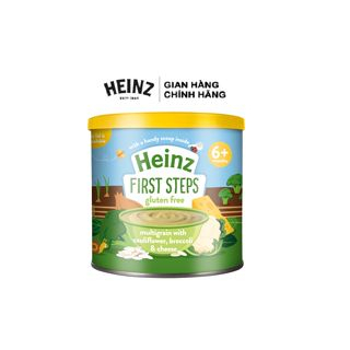 COMBO 3 LON Bột Ngũ Cốc, Súp Lơ, Bông Cải, Phô Mai HEINZ 200g (Date T9/2023)