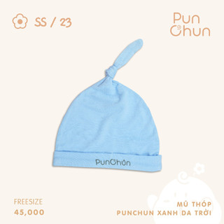 Punchun mũ thóp cho bé sơ sinh cotton