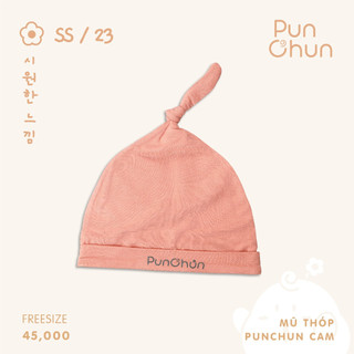 Punchun mũ thóp cho bé sơ sinh cotton