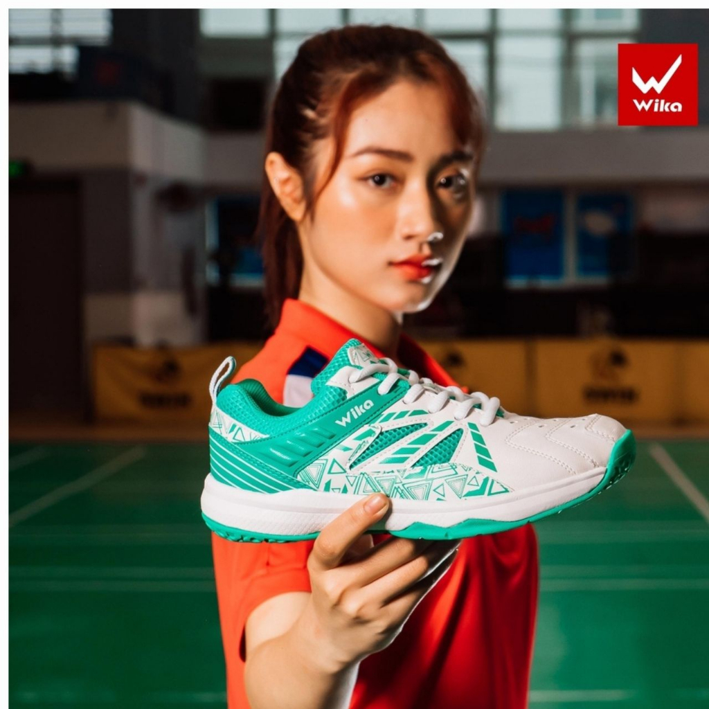 Giày cầu lông Wika Hitto, giày thể thao chính hãng, giày bóng chuyền bóng bàn tennis chạy bộ
