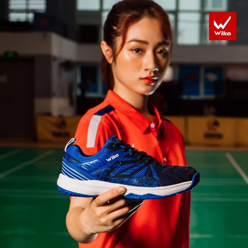 Giày cầu lông Wika Hitto, giày thể thao chính hãng, giày bóng chuyền bóng bàn tennis chạy bộ