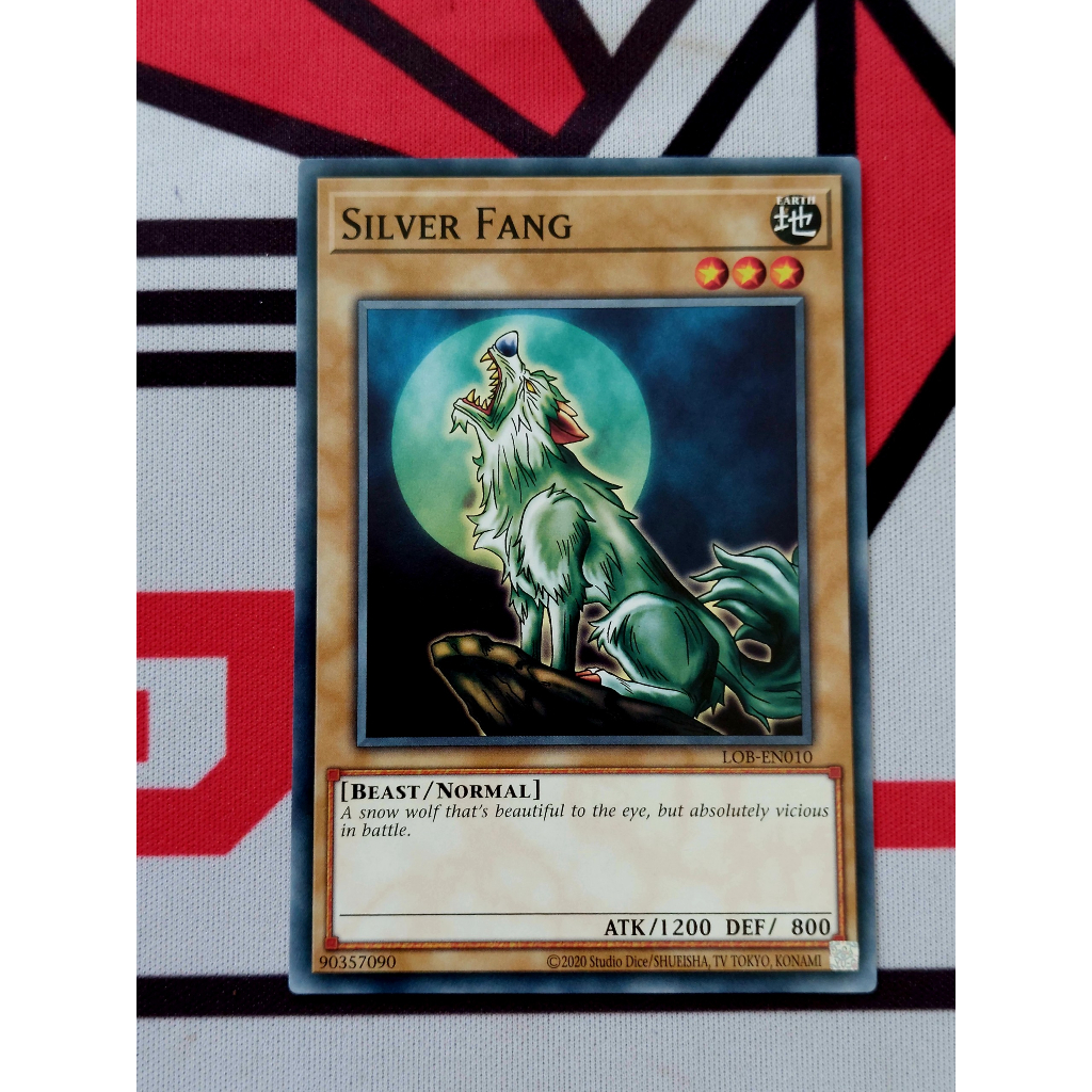 Thẻ Bài Yugioh Monster Silver Fang - LOB-EN010 - Common