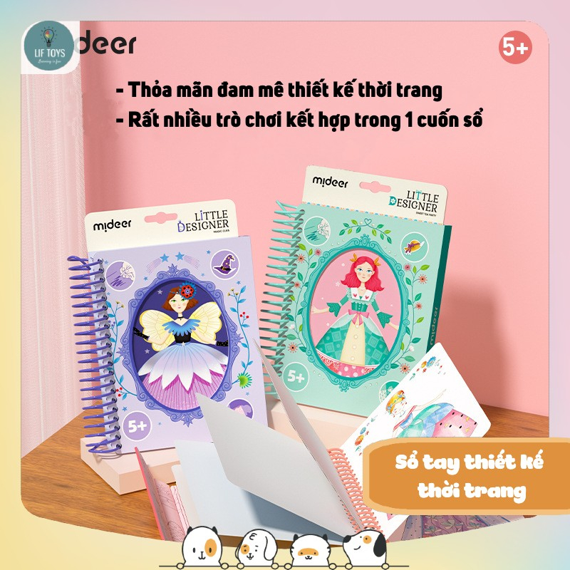 Đồ chơi thiết kế thời trang cho bé gái 5,6,7,8 tuổi chính hãng MIDEER
