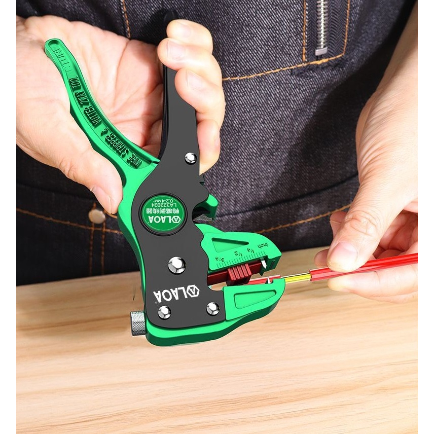 Kìm tuốt dây mỏ quạ LAOA hàng cao cấp, Kềm tuốt dây 0.5-6mm2