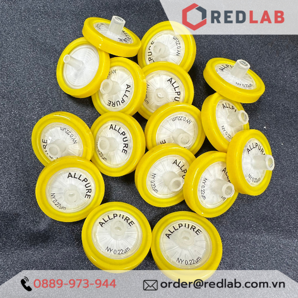 Đầu lọc syringe Nylon hydrophilic đường kính 25mm, lỗ lọc 0.22um và 0.45um hãng Membrane Solutions - USA