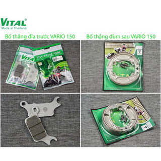 Bố thắng đĩa trước sau vario 150cc vital made in thailand