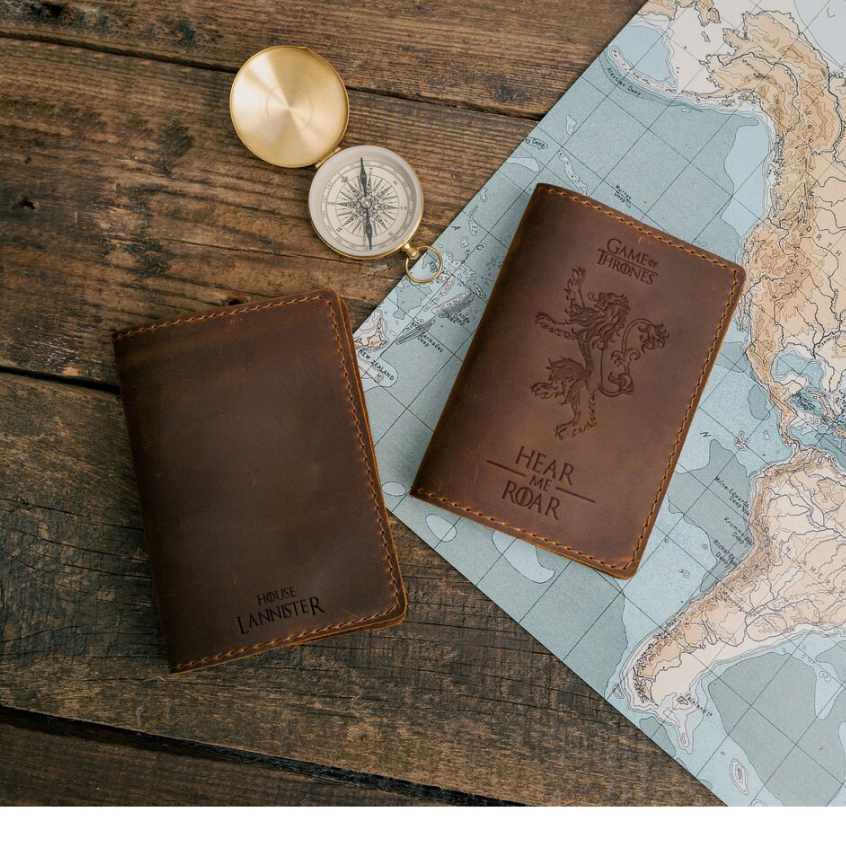 Bao Da Hộ Chiếu Passport Cover Phiên Bản Game Of Thrones, Warhammer, Biểu Tượng Văn Hóa Đaị Chúng