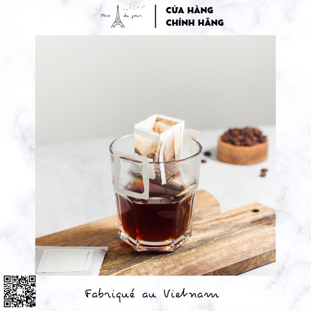CÀ PHÊ PHIN GIẤY - LILLE - PhinDuJour (1 GÓI) Cà phê nguyên chất 100%