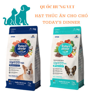 Thức ăn hạt cho chó Today's Dinner túi 1kg-Quốc Hưng Vet