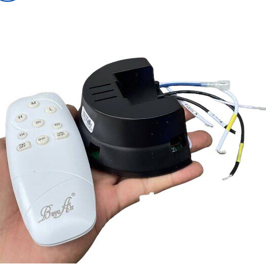 Bộ điều khiển quạt trần có đèn điều khiển từ xa thời gian tốc độ gió điều khiển tốc độ quạt trần sóng RF