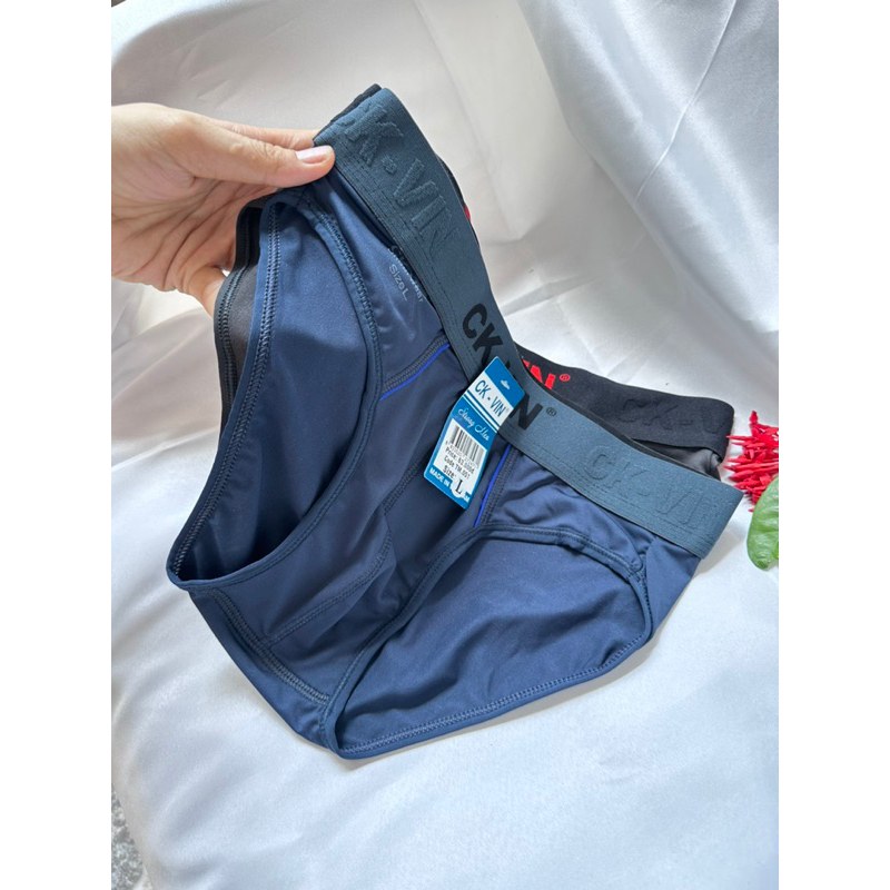 Combo 5 quần lót nam thun lạnh tam giác, hàng cao cấp CK_VIN  bảng lưng bự- chất thấm hút mồ hôi, kháng khuẩn