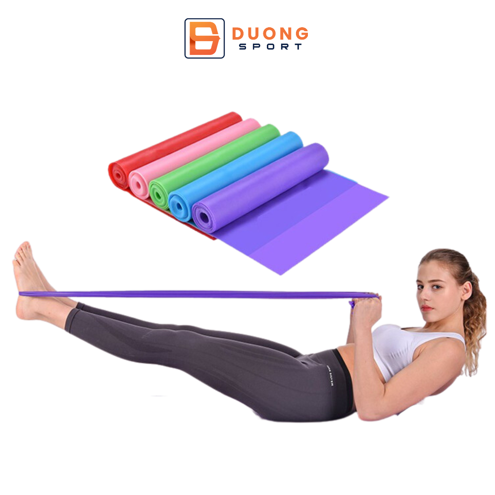 Dây Cao Su Đàn Hồi Kháng Lực Tập Thể Dục Yoga 1,5 Mét
