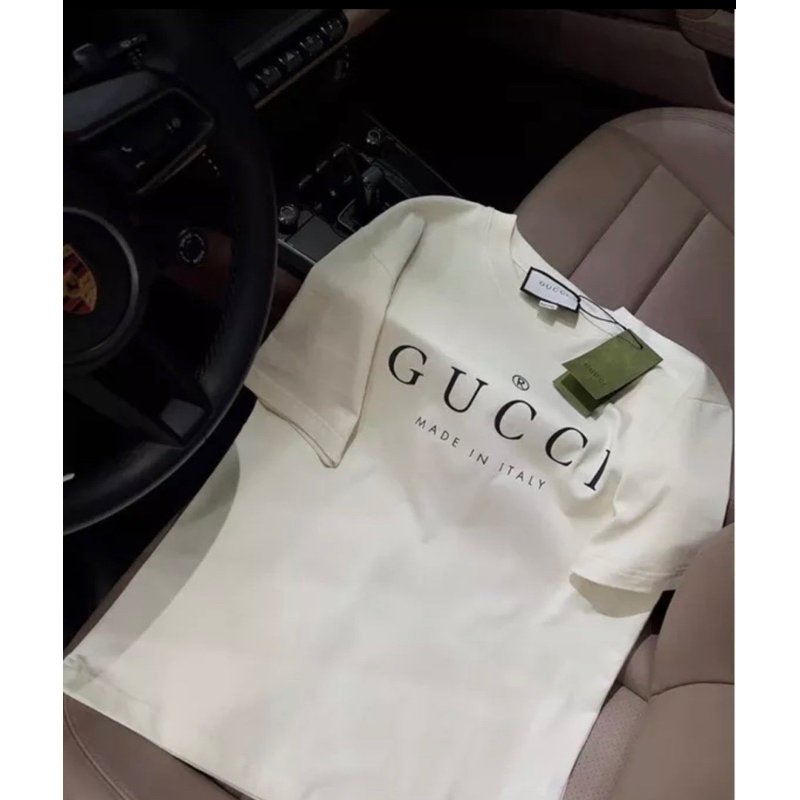 Áo Thun Gu_CCi Basic Cotton Dày Dặn Đầy Đủ Tem Tag