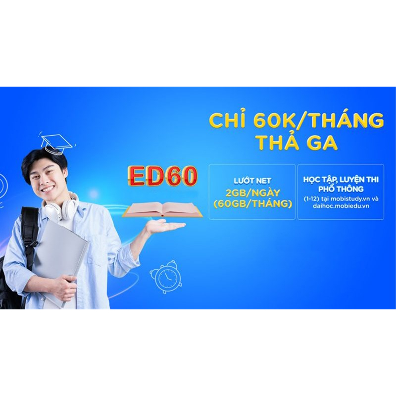 sim vào mạng, sim data, sim ED60