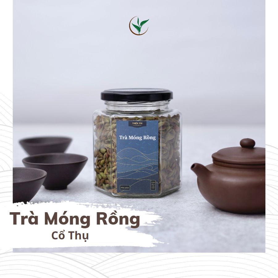 Hũ Trà Móng Rồng Cổ Thụ Thiện Tài Búp Trà Cổ Thụ Hà Giang Hũ Thủy Tinh 175gram Hảo Hạng Dùng Thử