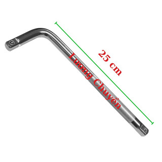 Cần siết chữ l 1/2’’x14’’ 250mm, tay siết lực cong dạng chữ l vặn đầu tuýp, đầu khẩu
