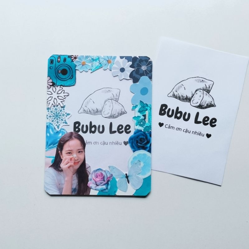 Thẻ nhựa trang trí bảo vệ card Jisoo