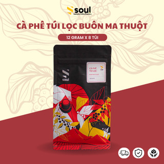 Cà phê tiện lợi | gói 8 túi cà phê túi lọc pha tại nhà
