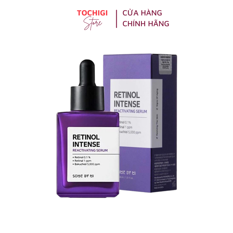 Tinh Chất RETINOL Ngăn lão hóa với Collagen và Peptides Some By Mi Retinol Intense Reactivating Serum 30ml