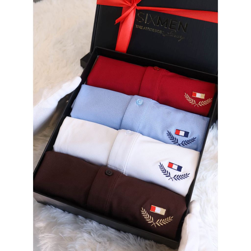 Áo Polo nam thêu cao cấp  SIXMEN VICTORY - polo vải cá sấu cotton CVC thoáng mát nam tính