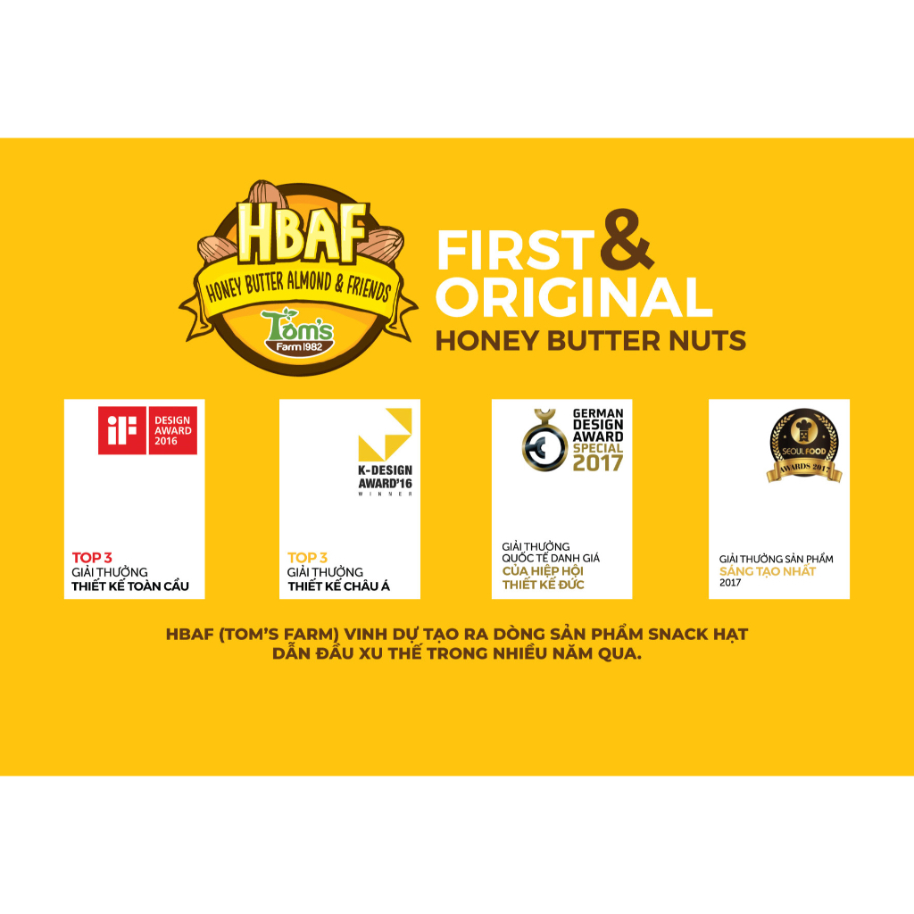 Hạt Hạnh Nhân HBAF Hàn Quốc