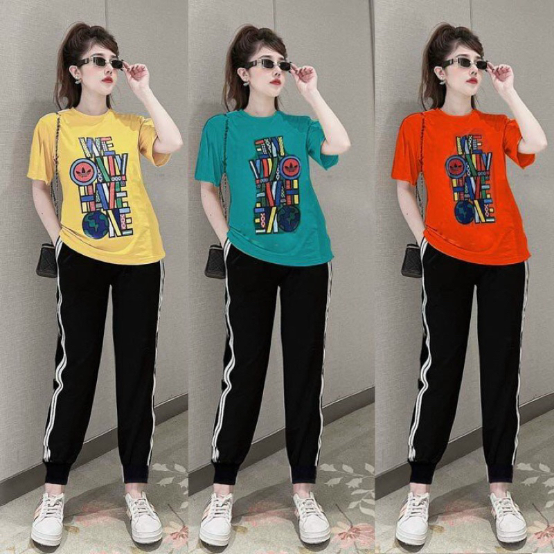 BỘ THỂ THAO QUẦN DÀI THUN COTTON 💯 %