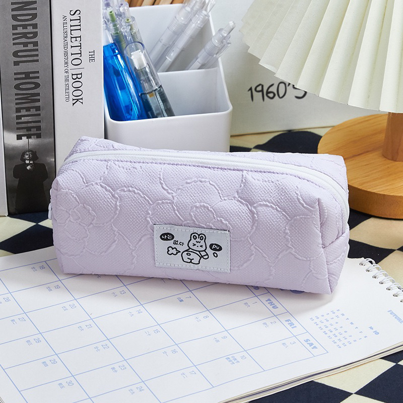 Túi Đựng Bút Vải phong cách Hàn Quốc Siêu To Tiện Dụng