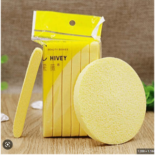 Bông Mút nở rửa mặt Chievy 12 miếng các loại đủ màu