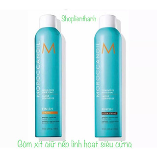 Gôm xịt giữ nếp tóc linh hoạt siêu cứng Moroccanoil Finish Luminous Hairspray EXTRA STRONG 330ml
